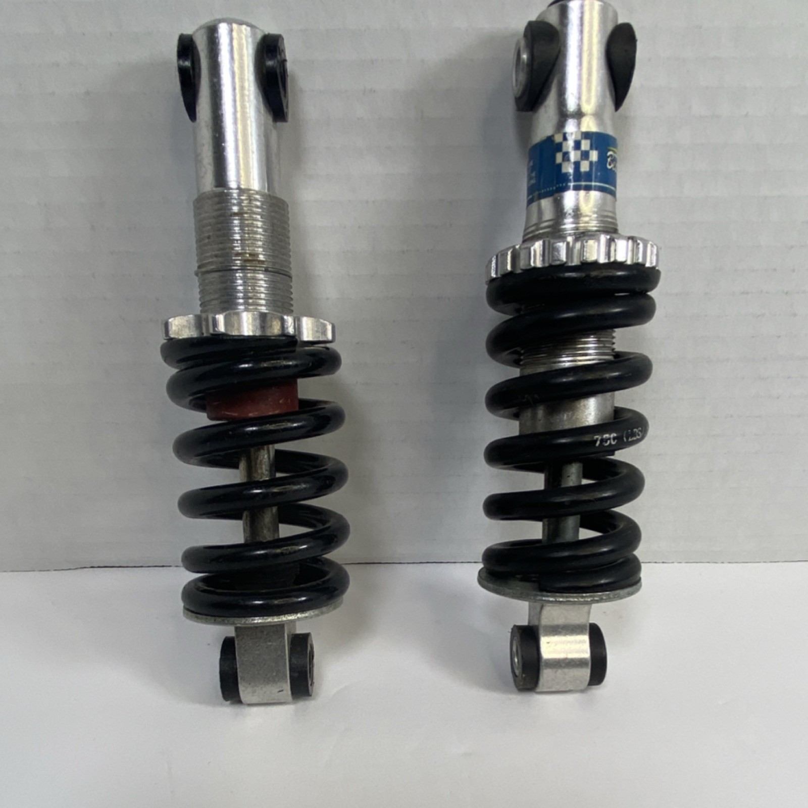 Best Shock B5-800A Rear Coil Shocks Set of 2, 5.5in Black Silver Steel Aluminum
