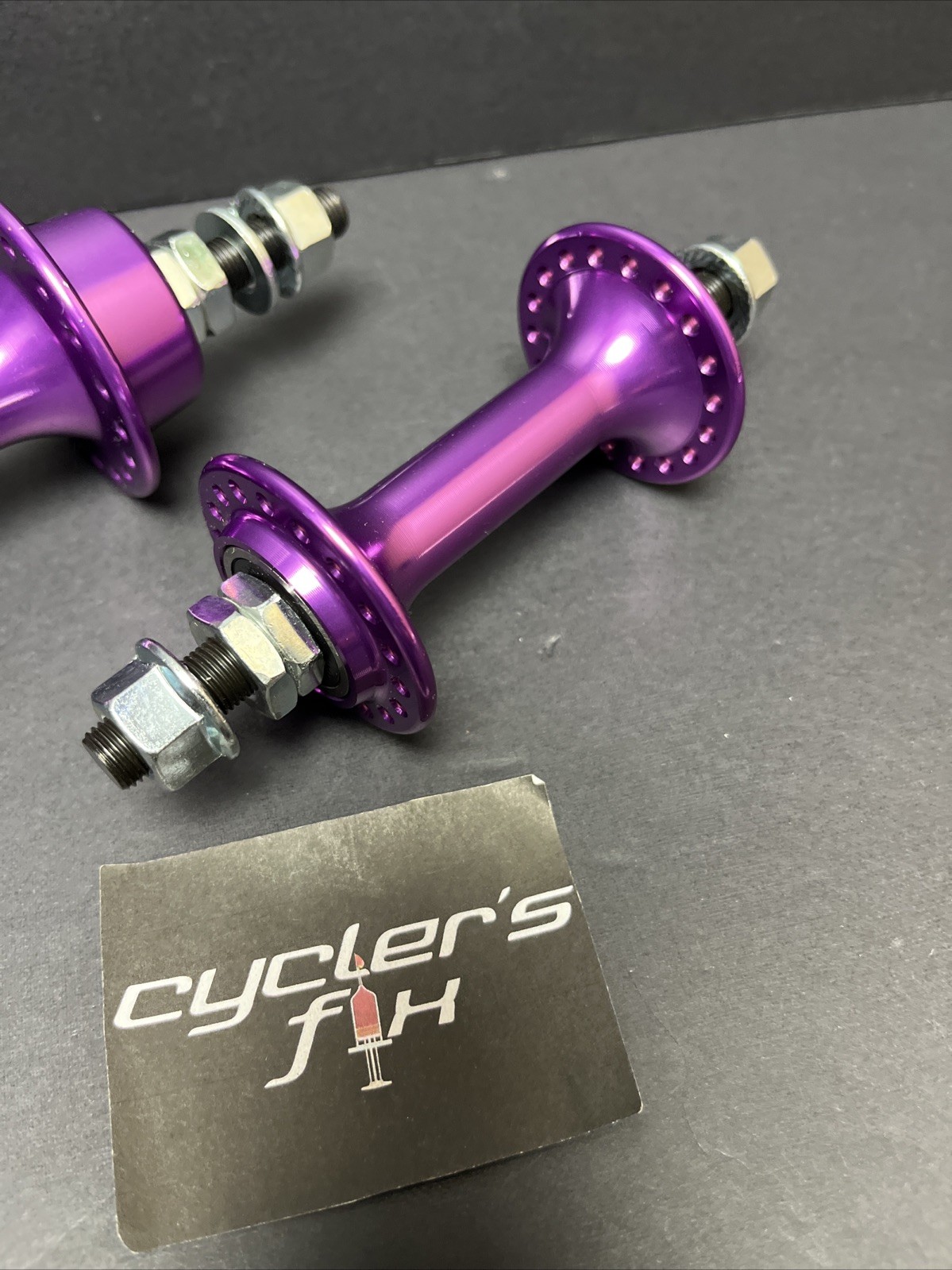 36H Sealed Low Flange Anodized Purple Alloy Bmx Bike Bicycle Hub Set Fit Haro GT