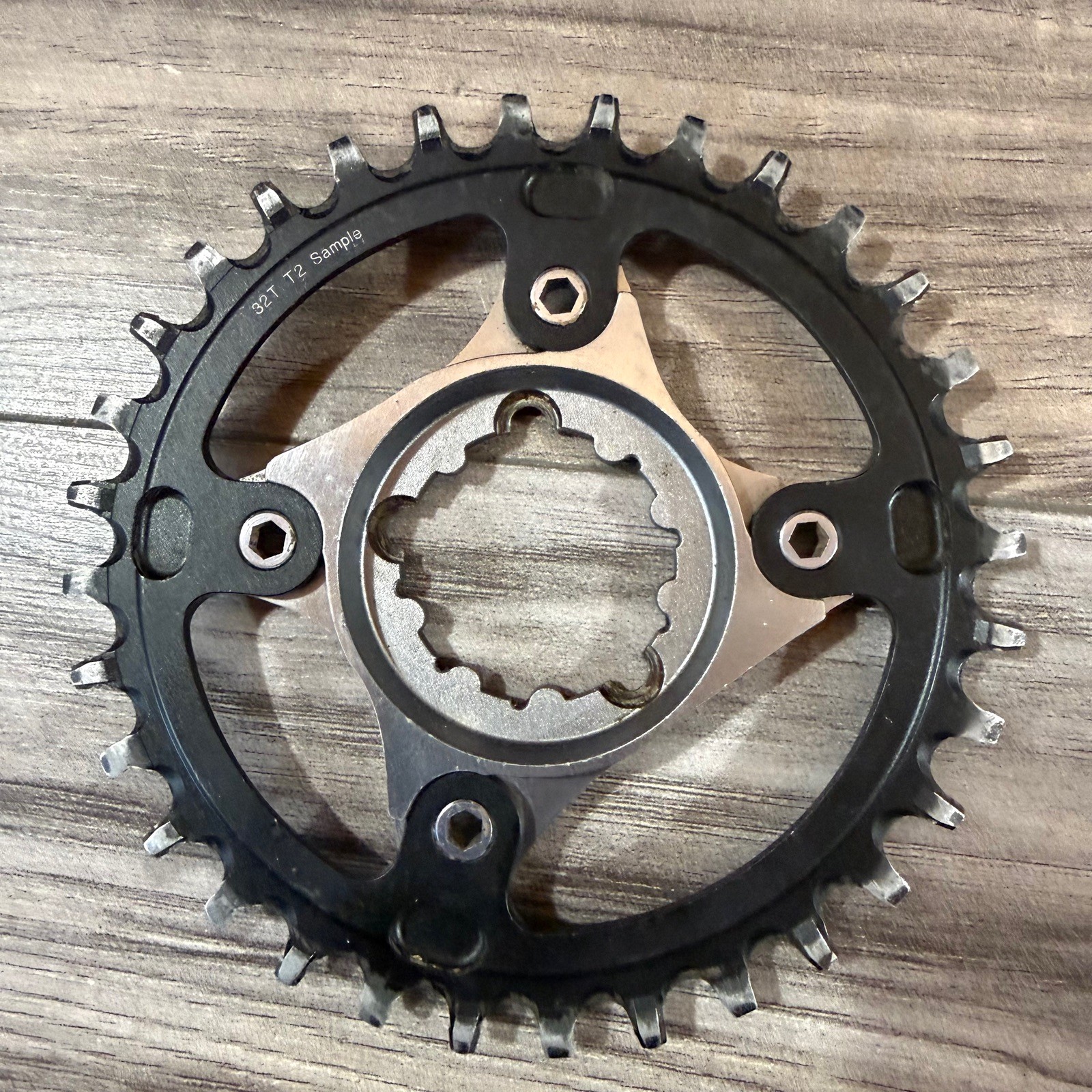 SRAM 32T 1X 11 Speed X-Sync 4 Bolt 76 Asymmetric BCD Narrow-Wide + DM Spider