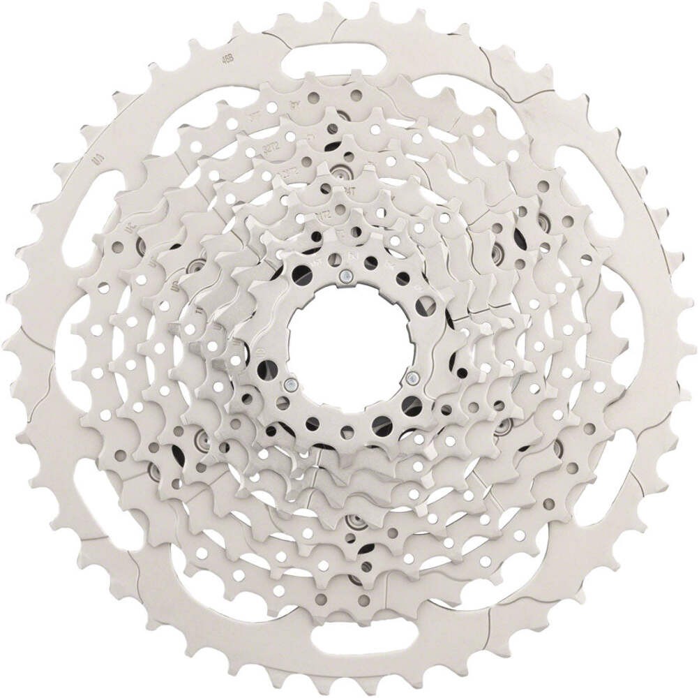 Shimano Deore CS-M4100-10 Cassette – 10-Speed 11-46t Silver