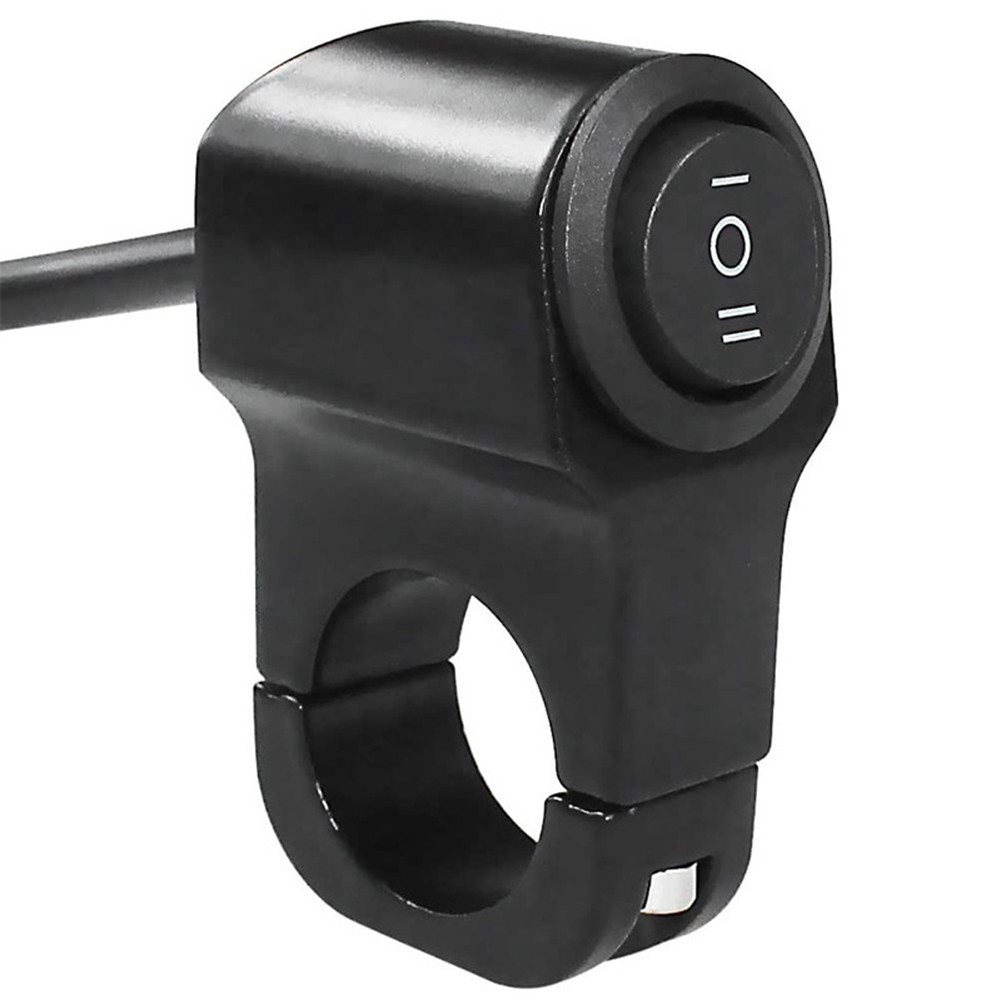 12V Motorcycle Light Switch for Handlebar 22cm Suitable for Various Bikes