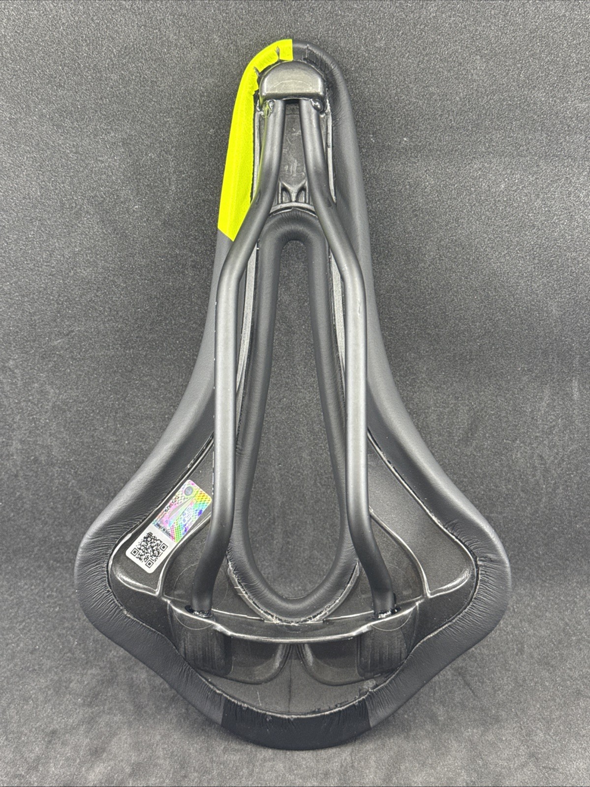Selle San Marco ShortFit Dynamic Wide Black/Yellow 255mm x 145mm MSRP $200