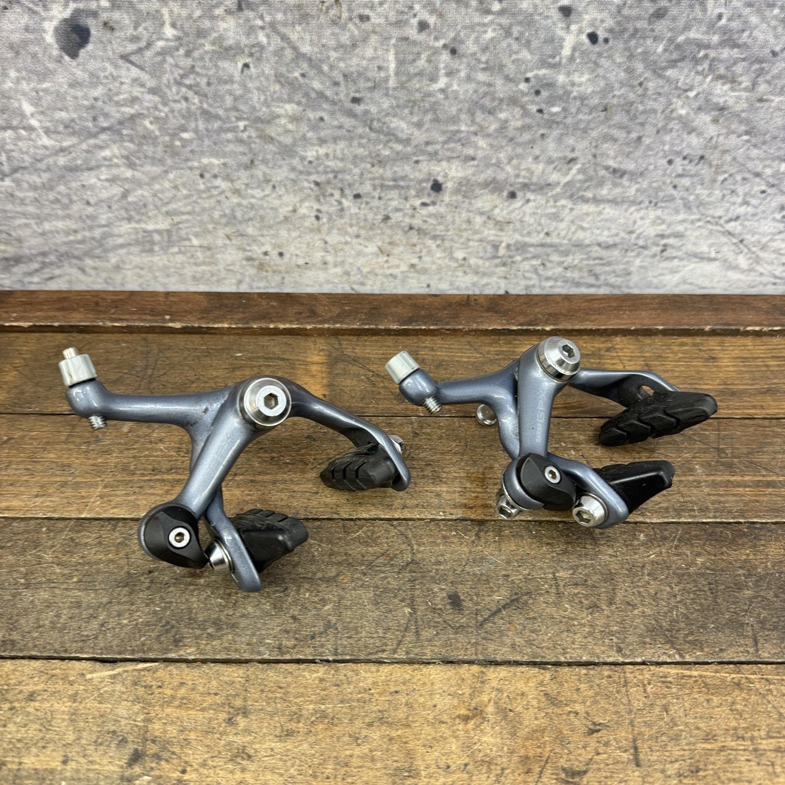 Vintage Suntour GPX Hidden Spring Brake Caliper Set 49-59mm Gray Front Rear Road