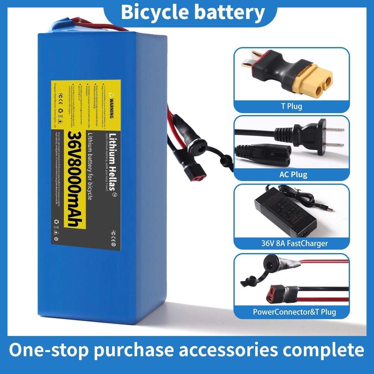 36V8Ah Li-ion Battery Repalcement For Ebike Electric Bicycle Scooter–US STOCK