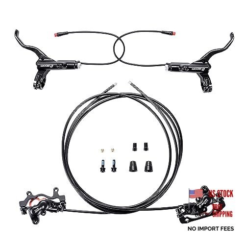 Zoom HB876E 2-PIN 4 Pistons E-Bike Electric Power Off Front+Rear-Black