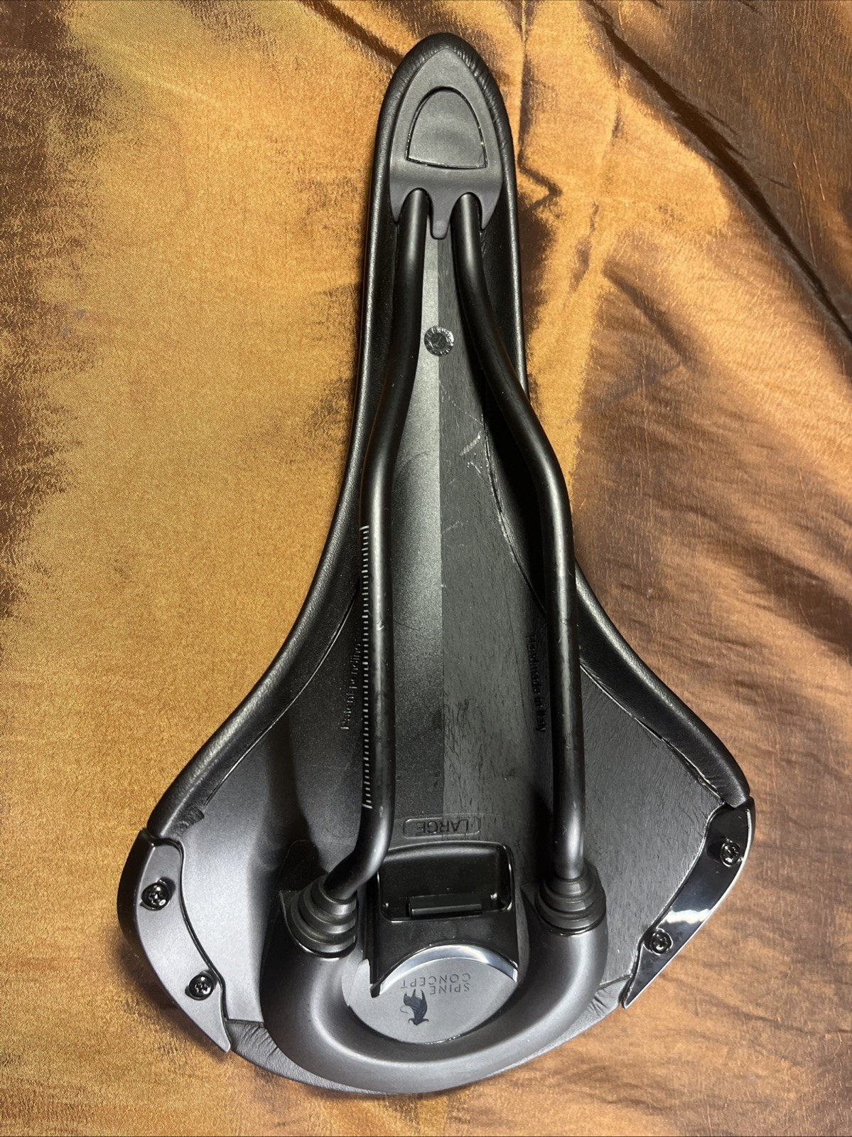 Fizik Aliante 3 SPINE CONCEPT Black Railed Saddle LARGE 245g