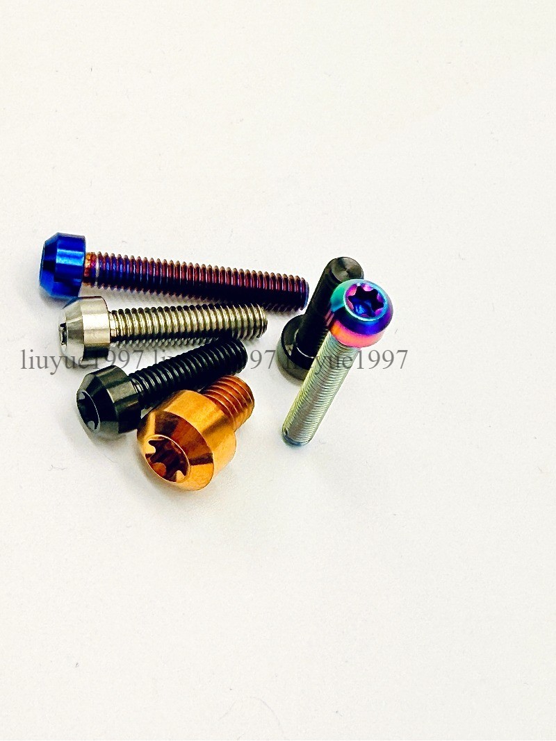 Titanium Bolt M4 M5 M6*10 15 20 25 30 35 40 -100mm Round Head Torx Screw Grade 5