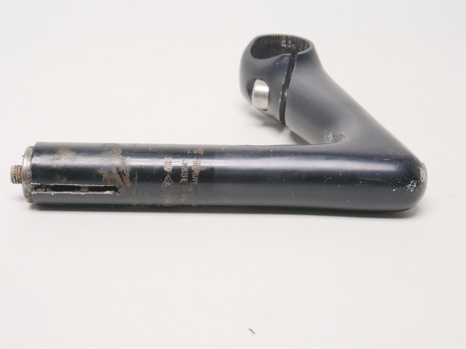 Cinelli XA Stem Quill 1″ 110mm 26.0 22.2 Black Aluminum Threaded Vintage
