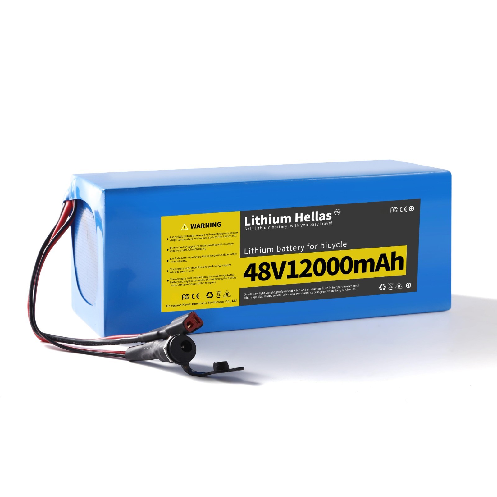 48V12Ah Electric Bicycle EBike Scooter Li-ion Battery With BMS High Performance