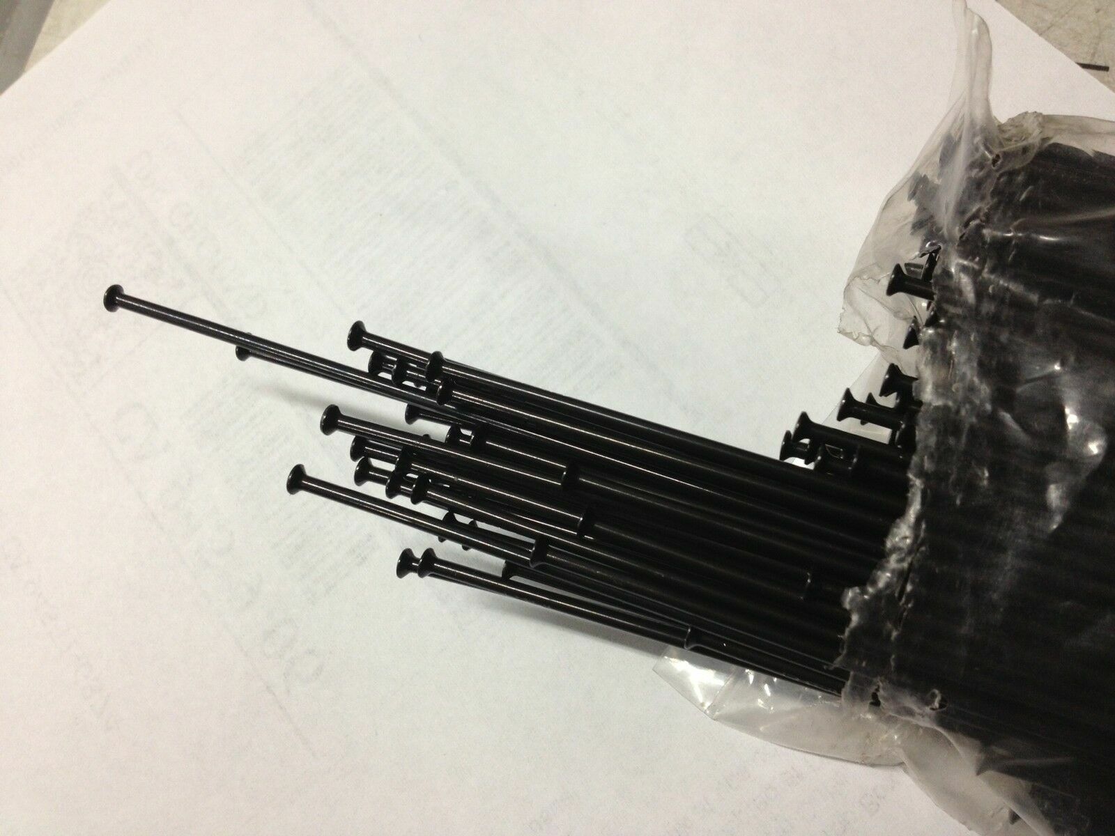 Black.Any Size 189-310mm.Direct Pull.2mm.str.gauge.SAPIM.32pc.Nipple Optional