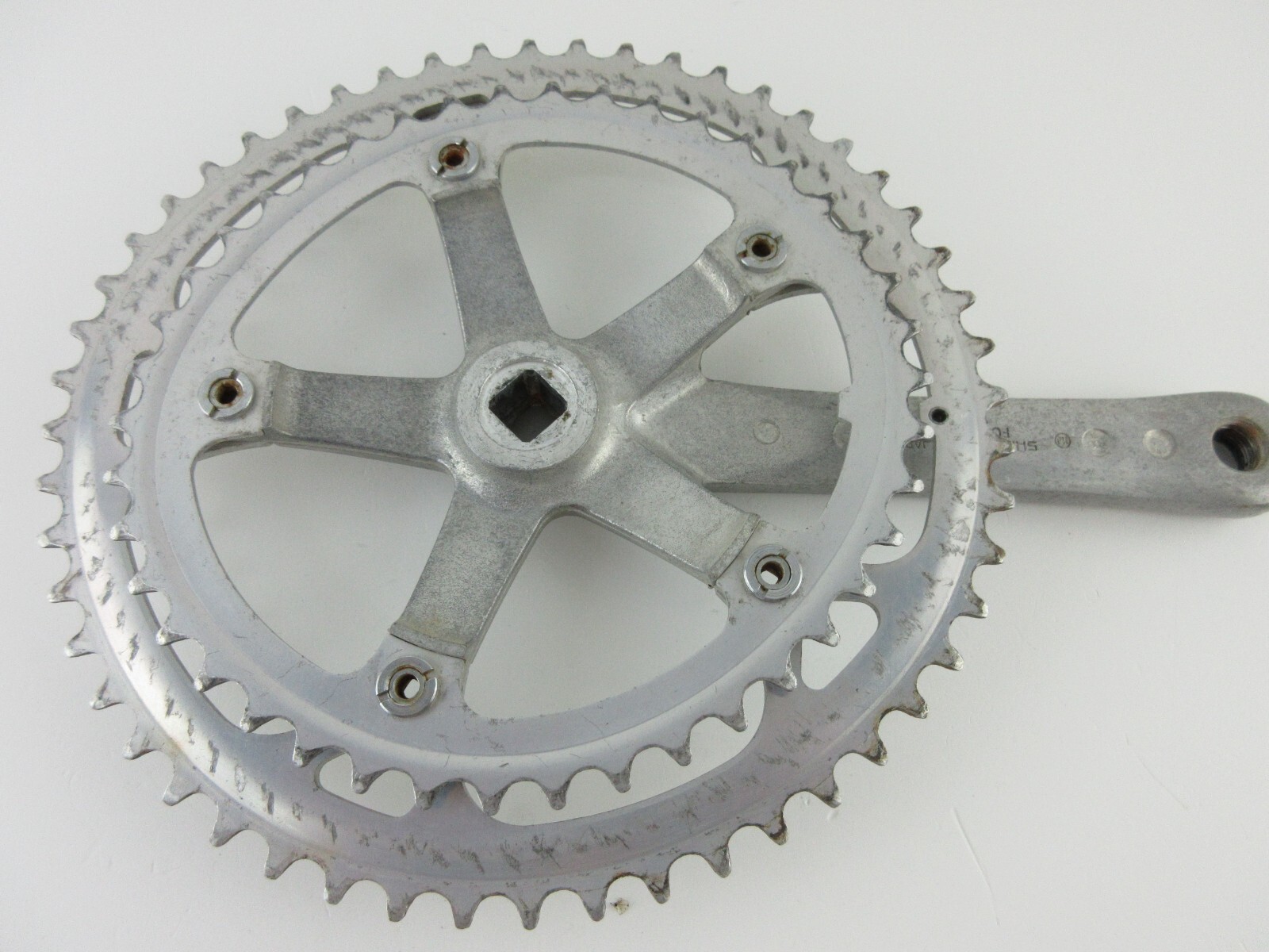 Vintage Shimano Biopace Crankset FC-B126 170mm 52/42t Double Road Bike