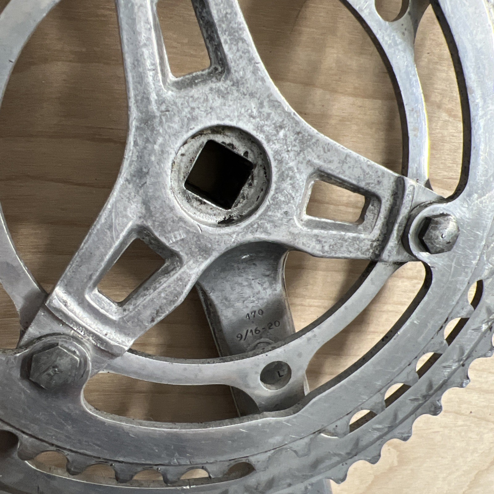 Stronglight Crankset 52/40t 170mm Square Taper 9/16-20