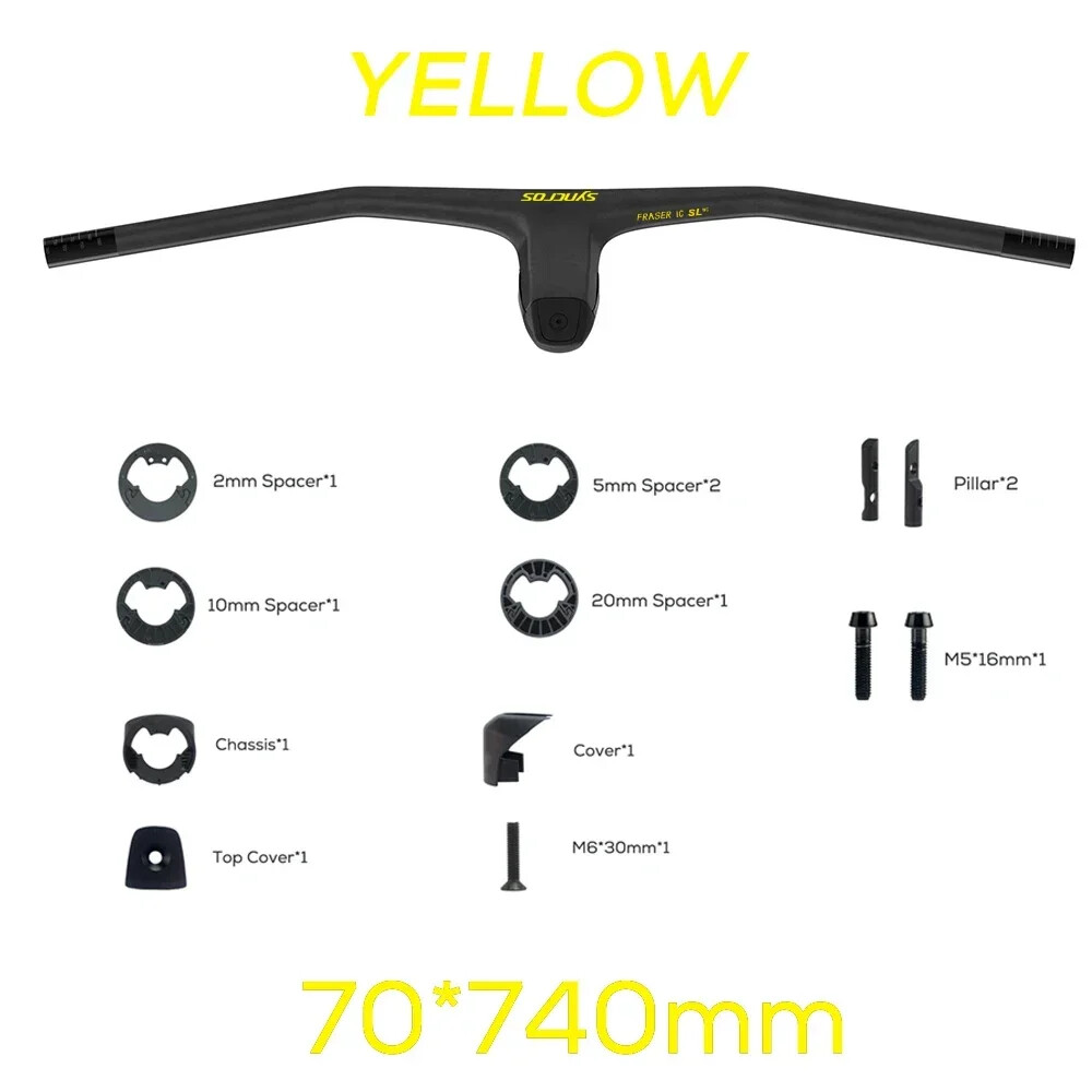 740MM Carbon MTB Bicycle Integated Handlebar Handlebar FRASER IC SL WC -20°