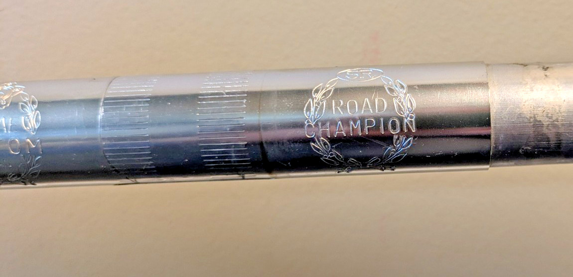 SR SAKAE CUSTOM ROAD CHAMPION JAPAN silver 39cm 25.4 Dropbar Handlebars 390mm AL