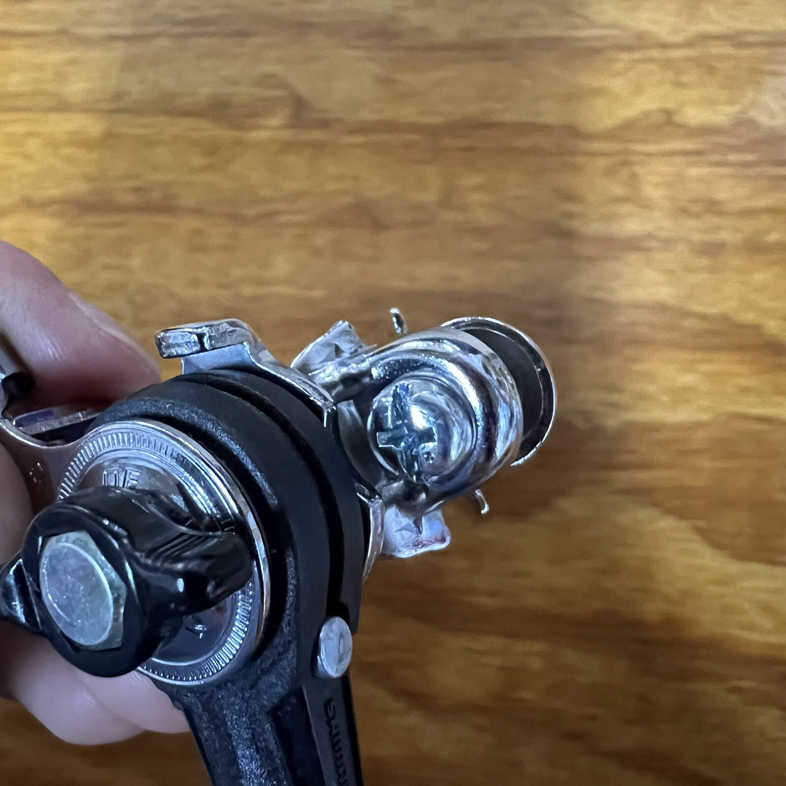 SHIMANO 5 SPEED FRICTION SHIFTER STEM MOUNT CLAMP ON BLACK VINTAGE NOS JAPAN