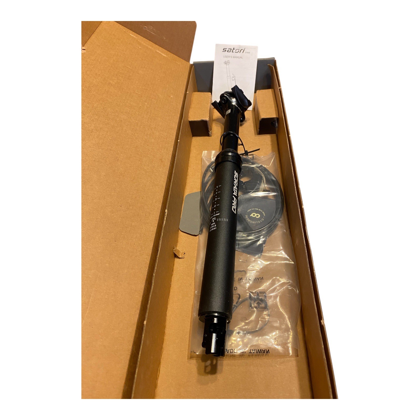 SATORI SORATA PRO Mountain Bike Dropper Seat Post 30.6 x 485mm Internal Routing