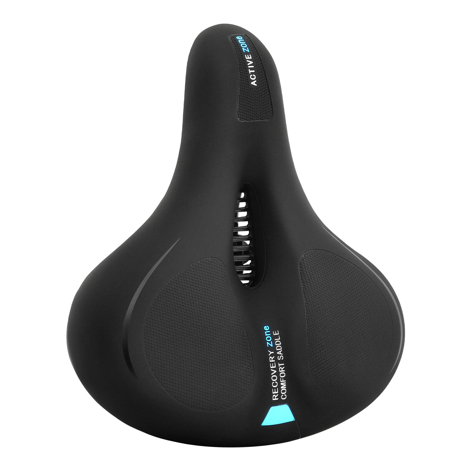 Bike Seat Bicycle Saddle Breathable Racing Cycling Comfort Cushion Pad Black