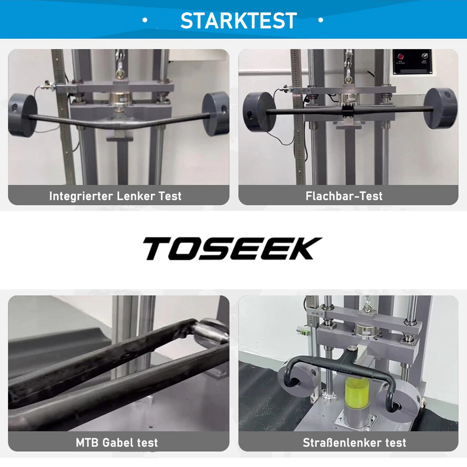 TOSEEK 700C Carbon Fiber Rigid Forks Gravel MTB Bike Tapered Disc Brake 100*12mm