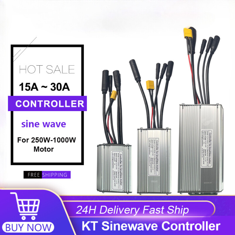 Sinewave Controller 250W500W 750W 1000W Brushless Controller All Waterproof Plug