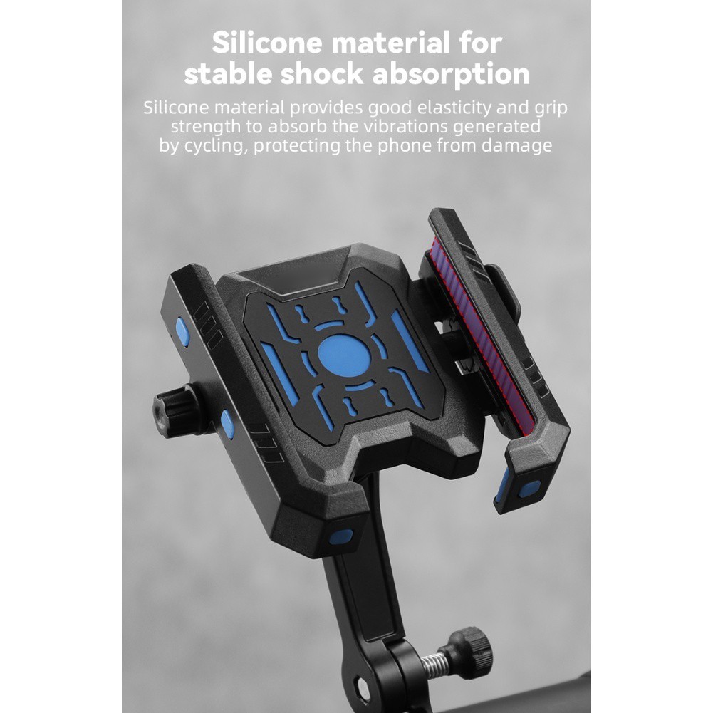 Motorcycle Mirror Mount Phone Holder Compatible with 47 to 72 Inch Devices