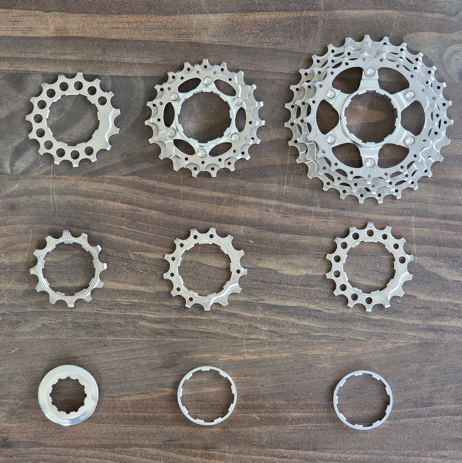Shimano Dura-Ace CS-7700 Cassette 12-27T 9 Speed Very Low Milage!