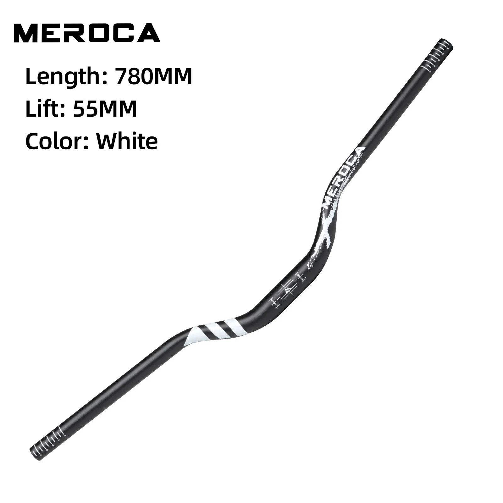 KORE MTB Bike Handlebar 720/780mm Aluminum Swallow Shape Rise 30/55mm 31.8mm