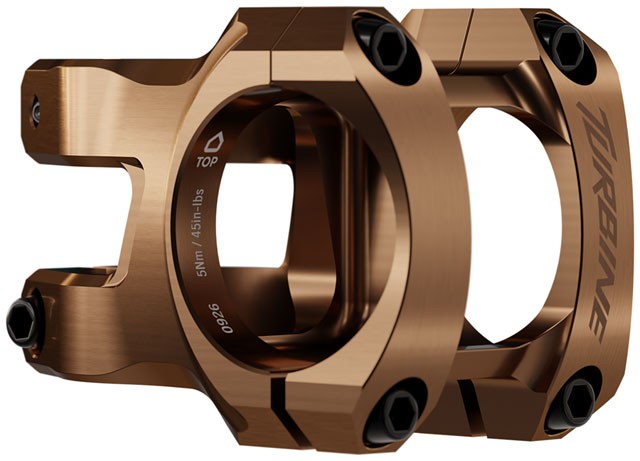 RaceFace Turbine Stem – 40mm, 35mm Clamp, +/-0, 1 1/8″, Kashmoney Gold