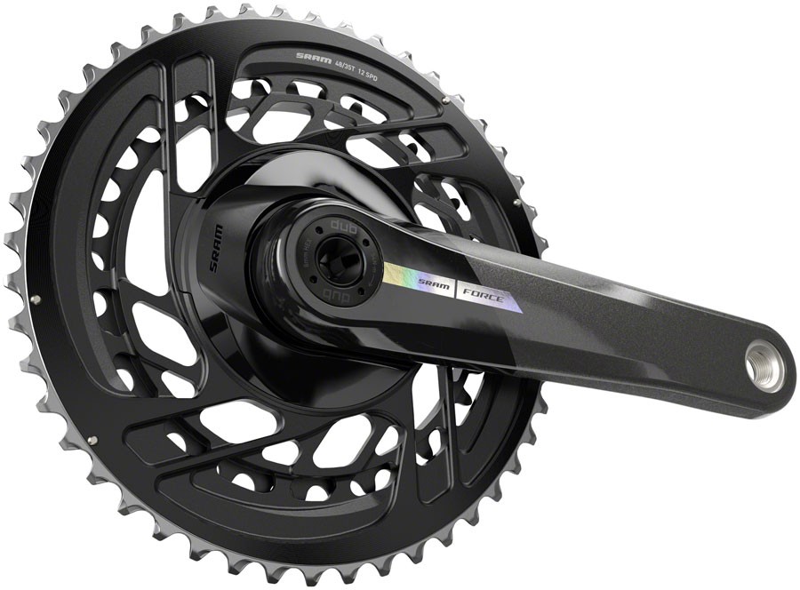 SRAM Force Crankset – 175mm, 2x 12-Speed, 48/35t, Direct Mount, DUB Spindle
