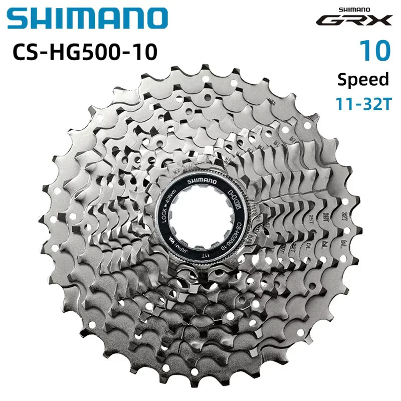 DEORE HYPERGLIDE CS-HG500 10 Speed Road Cassette 12-28T 11-25T/32T/34T CS-HG50-1
