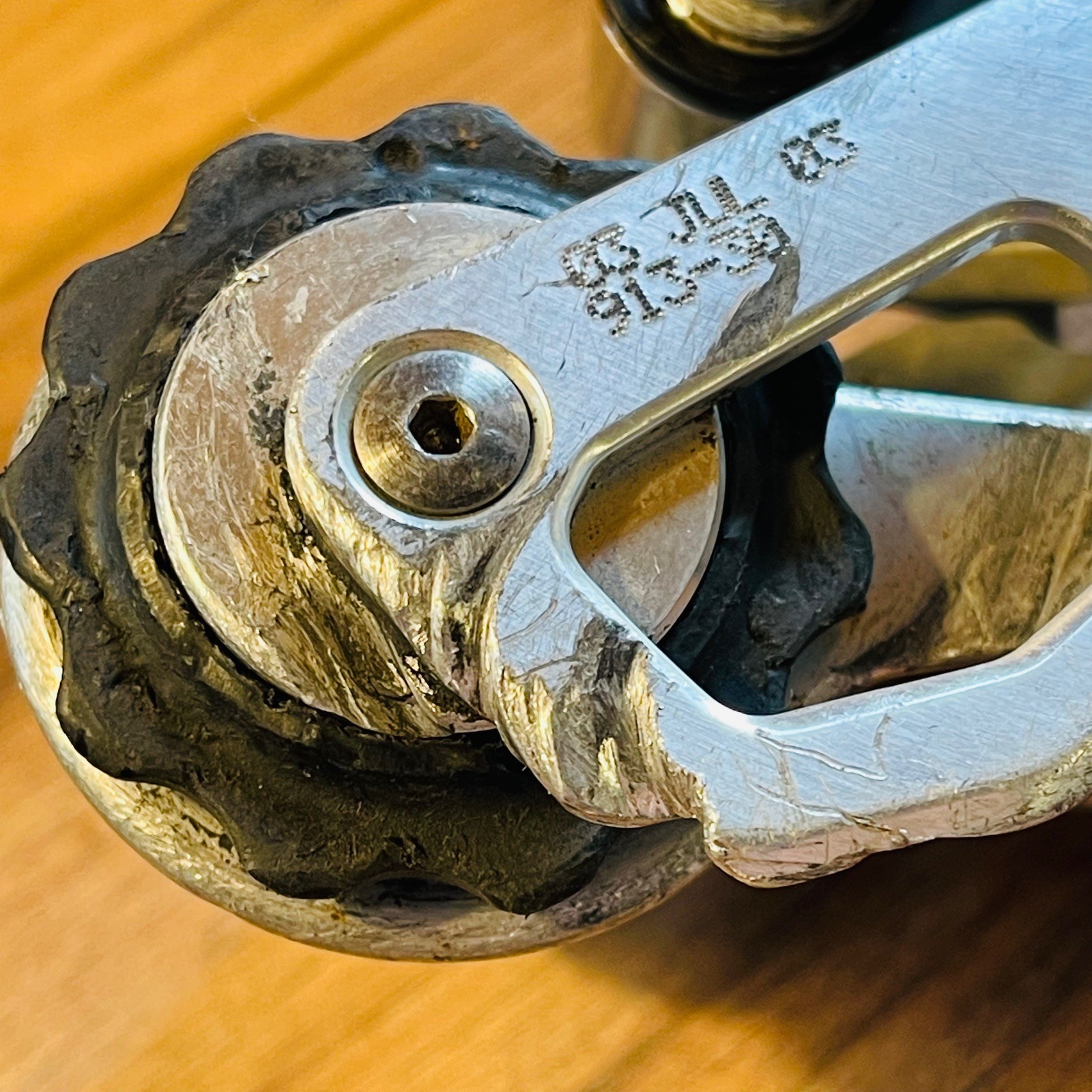 SRAM X0 ESP SRAM Racing Development 9 Spd Rear Derailleur Long Cage WORN