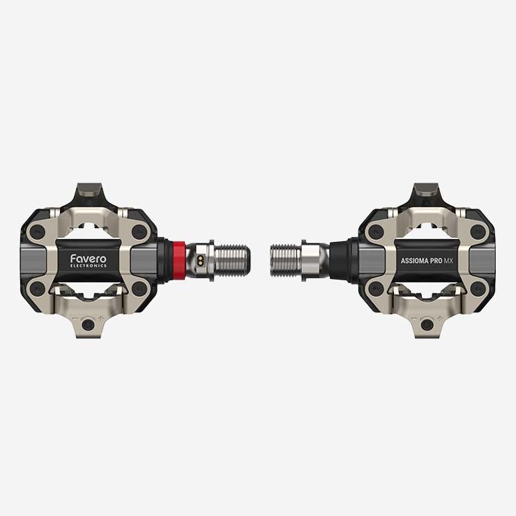 Favero ASSIOMA PRO MX-1 Power Meter Pedals with Power Bank Bundle