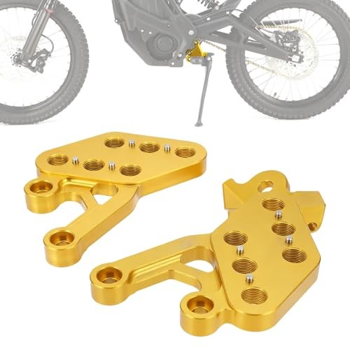 Foot Peg Brackets CNC for Eride Pro SS 2.0 3.0 E Ride Pro S SR,Electric gold