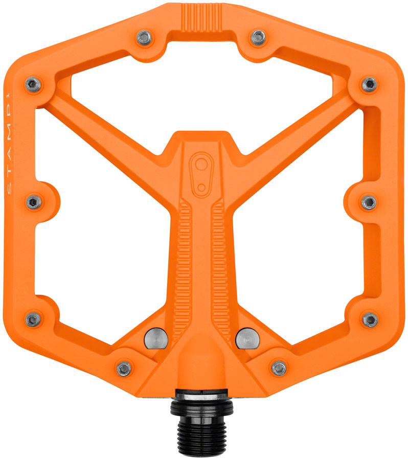 Crank Brothers Stamp 1 Pedals – Platform Composite 9/16 Orange Small