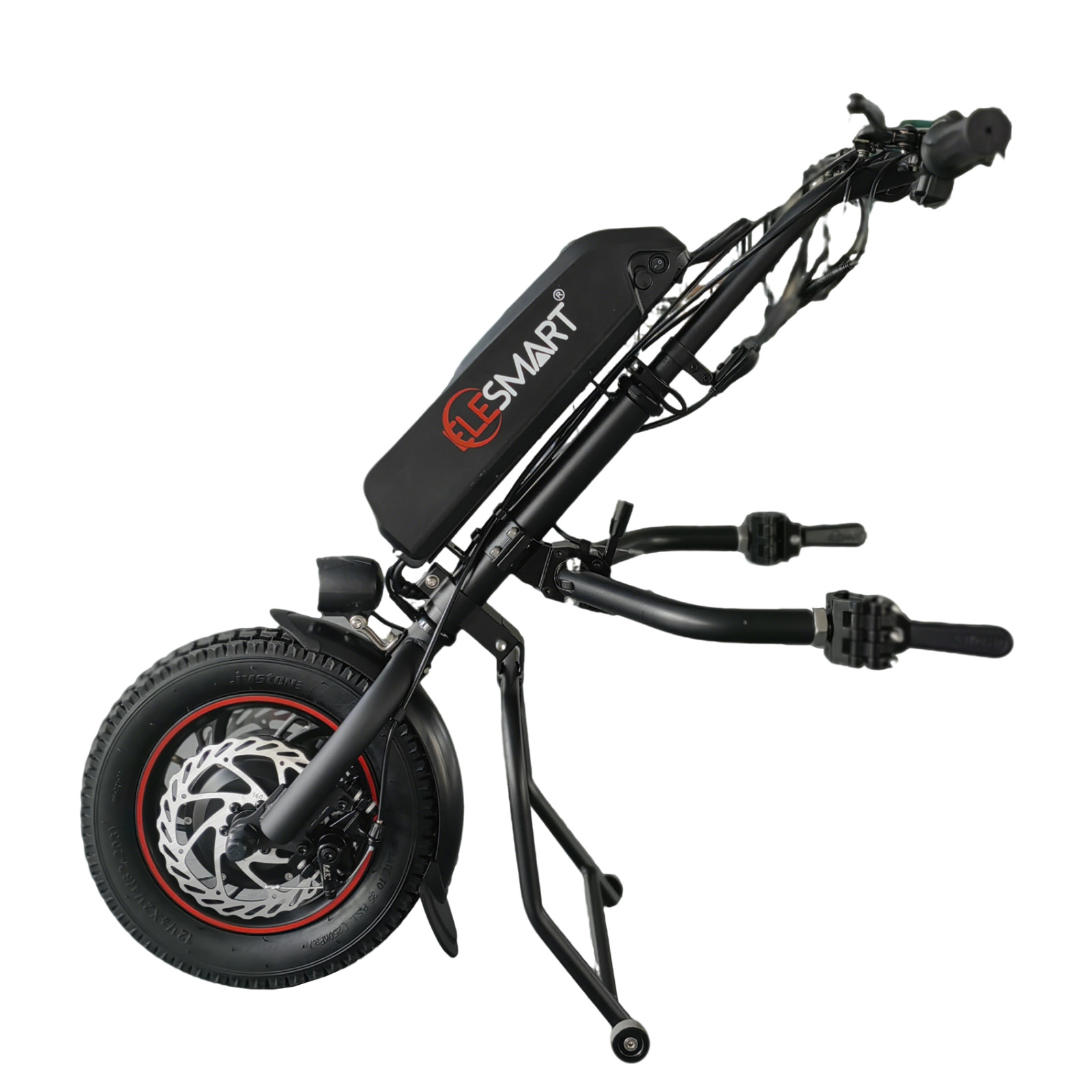 12 Inch Wheelchair Handcycle Attachment Electric Tractor 250/350/500W 8AH-17.5AH
