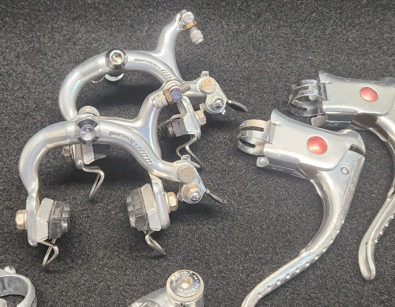 Shimano 600 Arabesque Mini Groupset (Brake Set, Derailleurs, Downtube shifters)