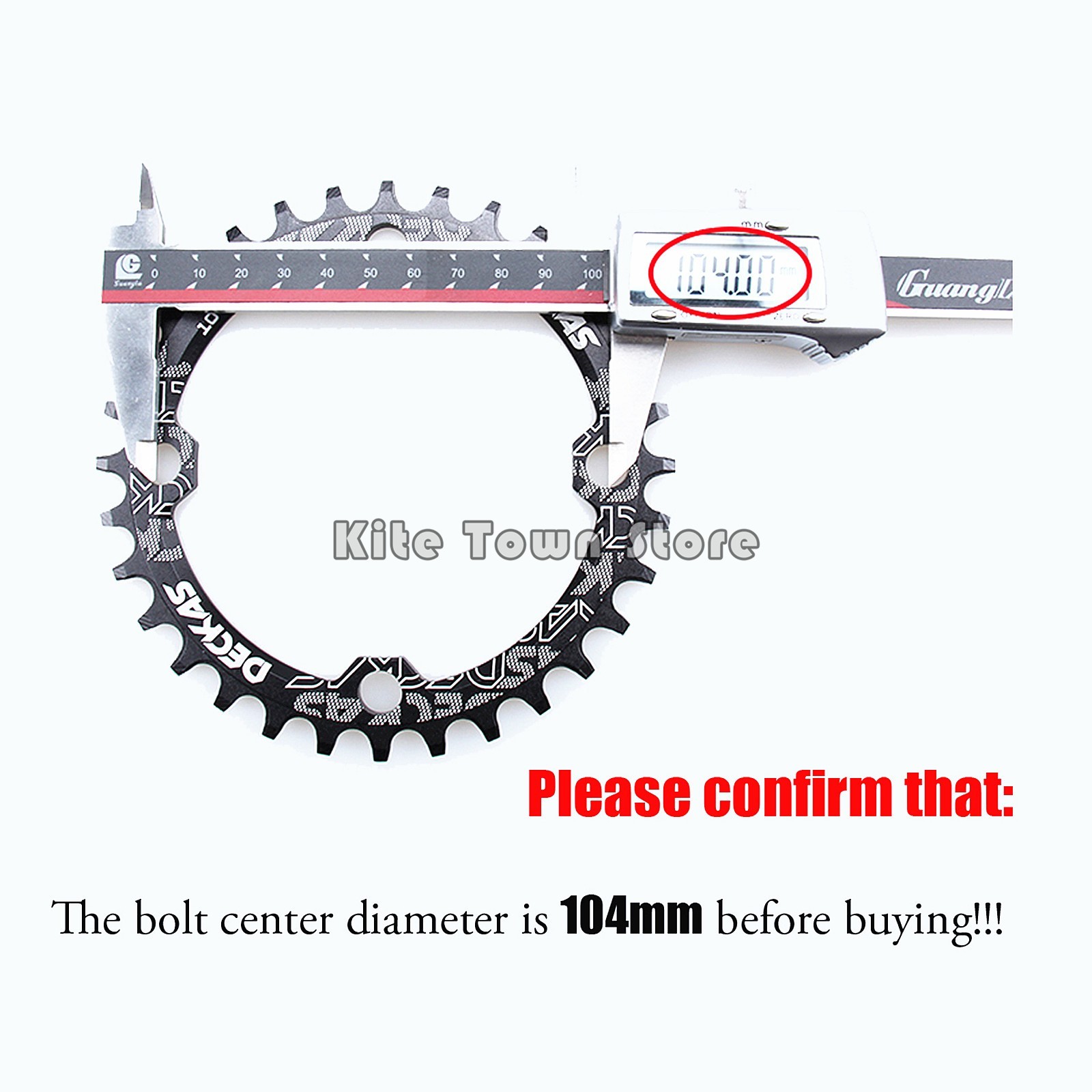 1X 104BCD Narrow Wide Chainring Round 50T 8-11s 136g,Red