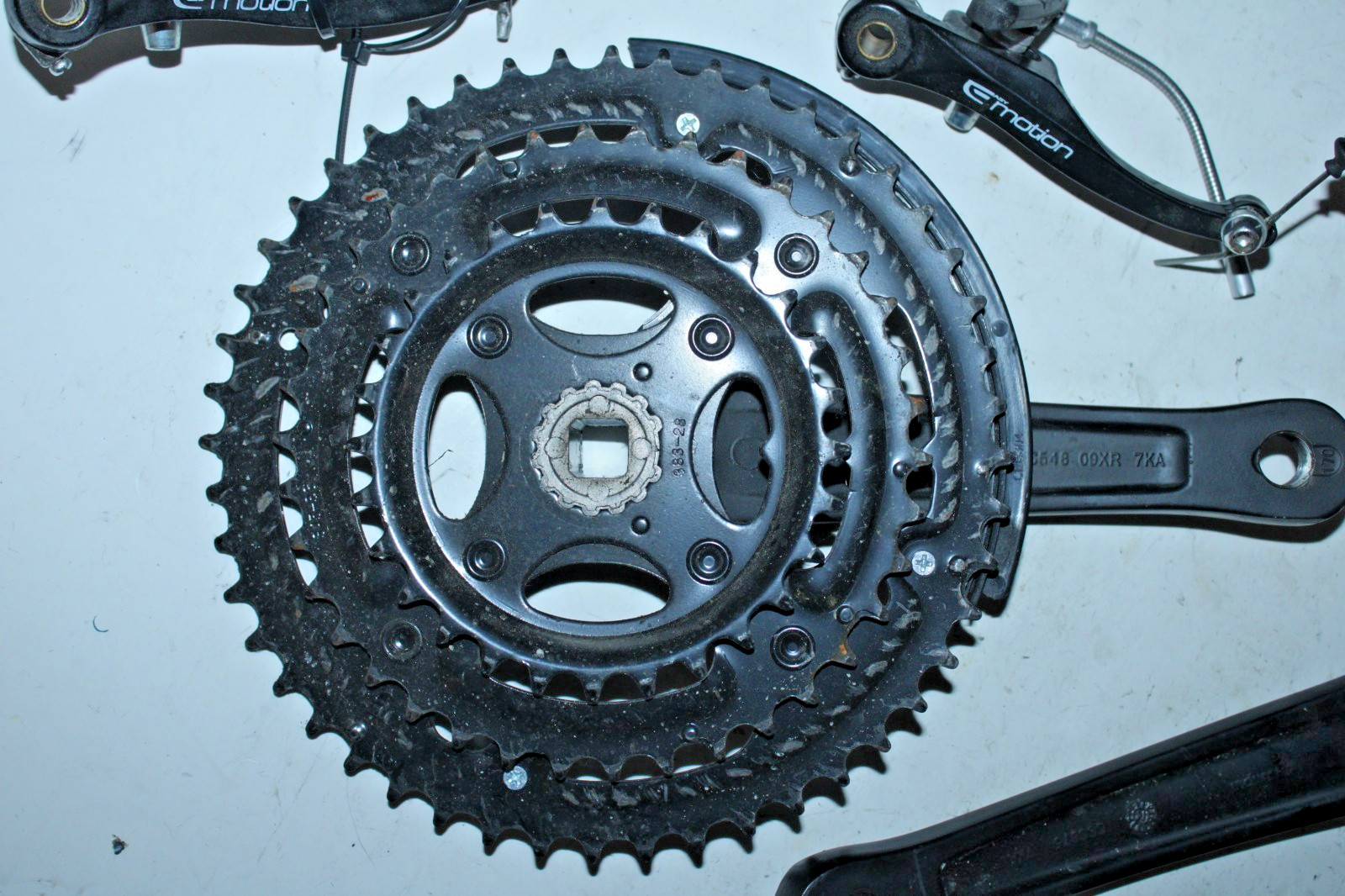 Groupset SR Suntour Crankset 170mm FD-M191 RD-TX35 Emotion VBrake Set Microshift
