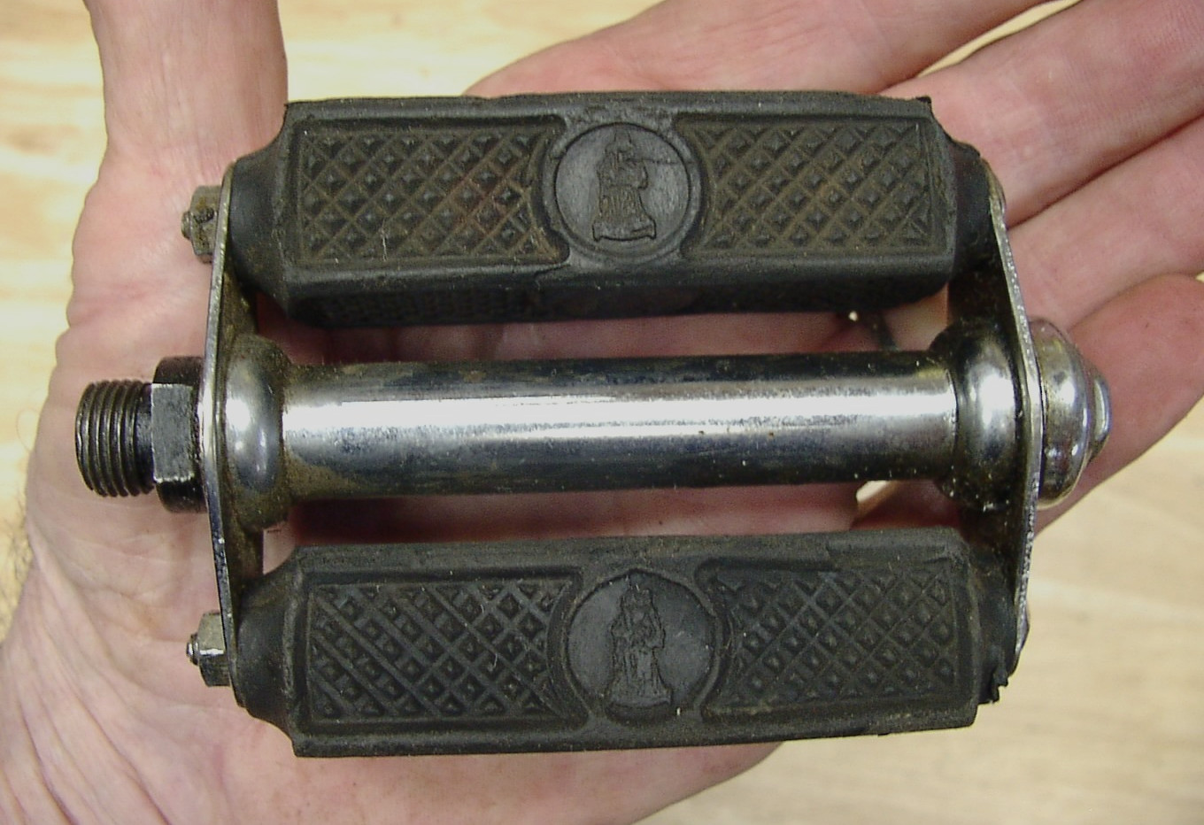 Vntg NOS UNUSED Bicycle Pedals W/Reflectors,3-1/2″ X 7/8″,Made In England,READ!