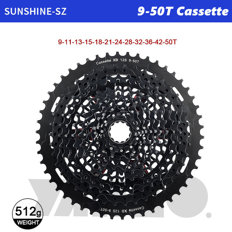 Sunshine 12 Speed XD Hub Cassette 9-50T 10-50/52T Fits Sram XD SX NX GX EAGLE