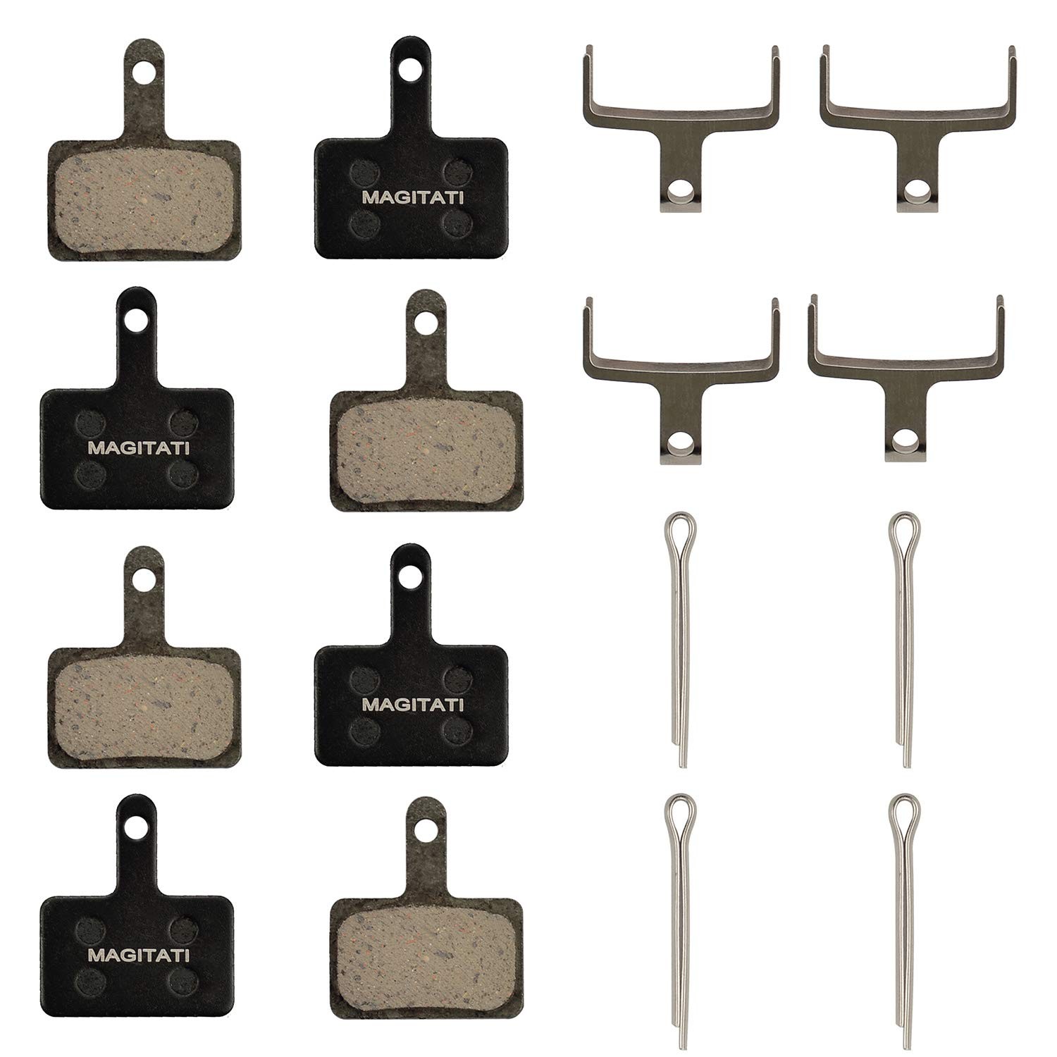 4 Pairs Resin Bike Bicycle Disc Brake Pads for TRP Tektro Shimano Deore Br-M57
