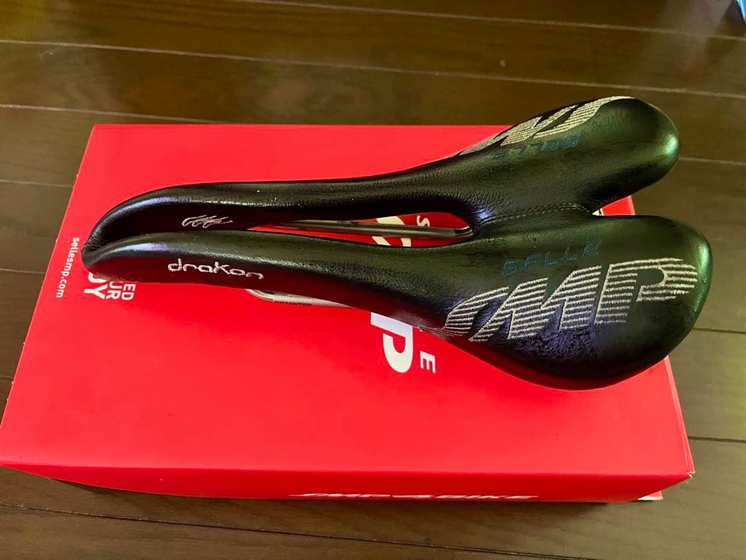 Selle SMP Drakon Saddle Leather Carbon Fiber 276mm 138mm New Comfort