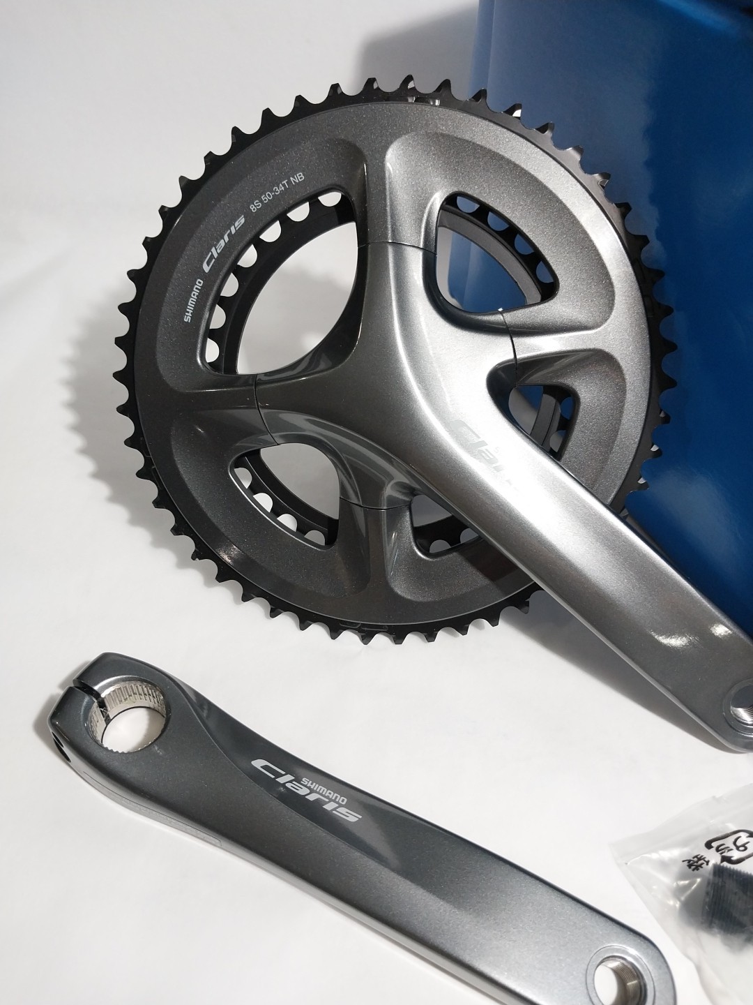 Shimano Claris FC-R2000 Crankset Front Chainwheel Grey 8S 50-34T NB *New*