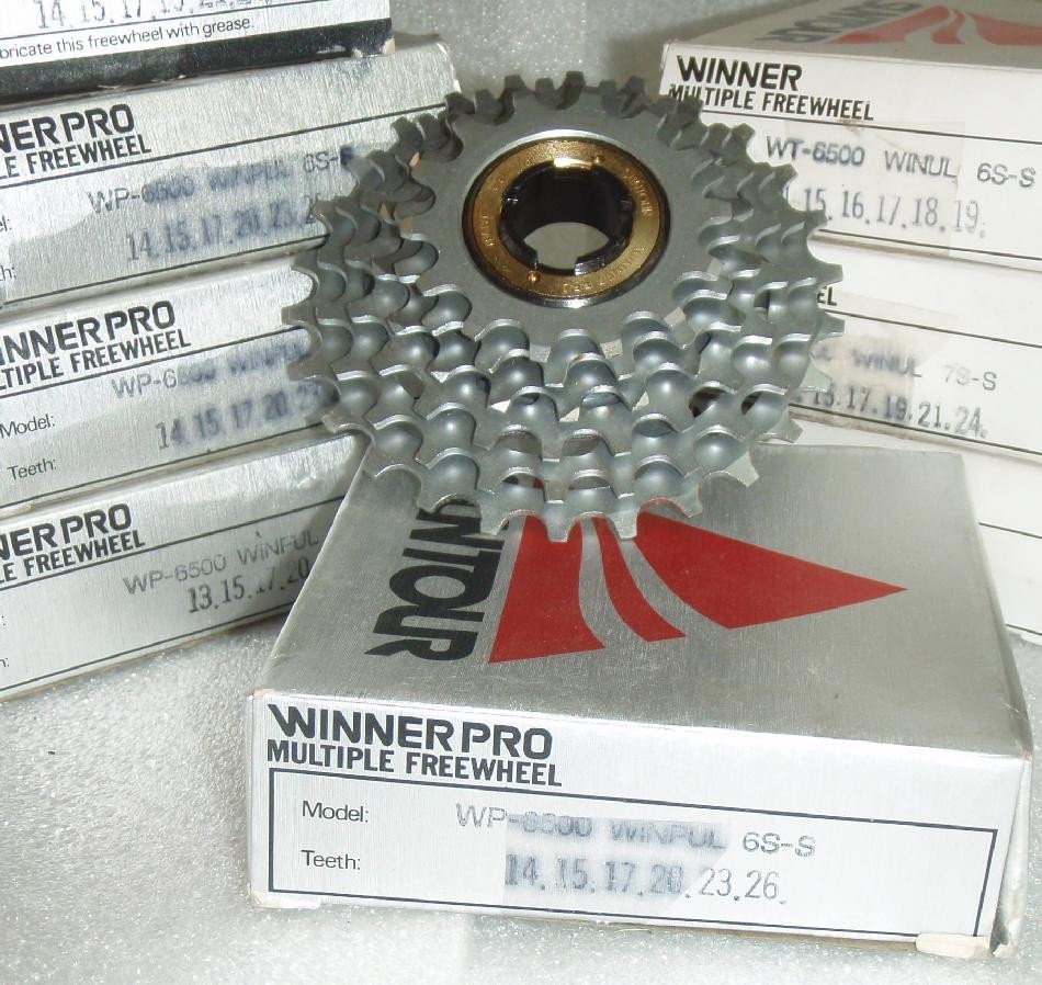 Suntour Winner Pro Series Ultra 6 Speed Freewheel New Vintage In Box 14~19t