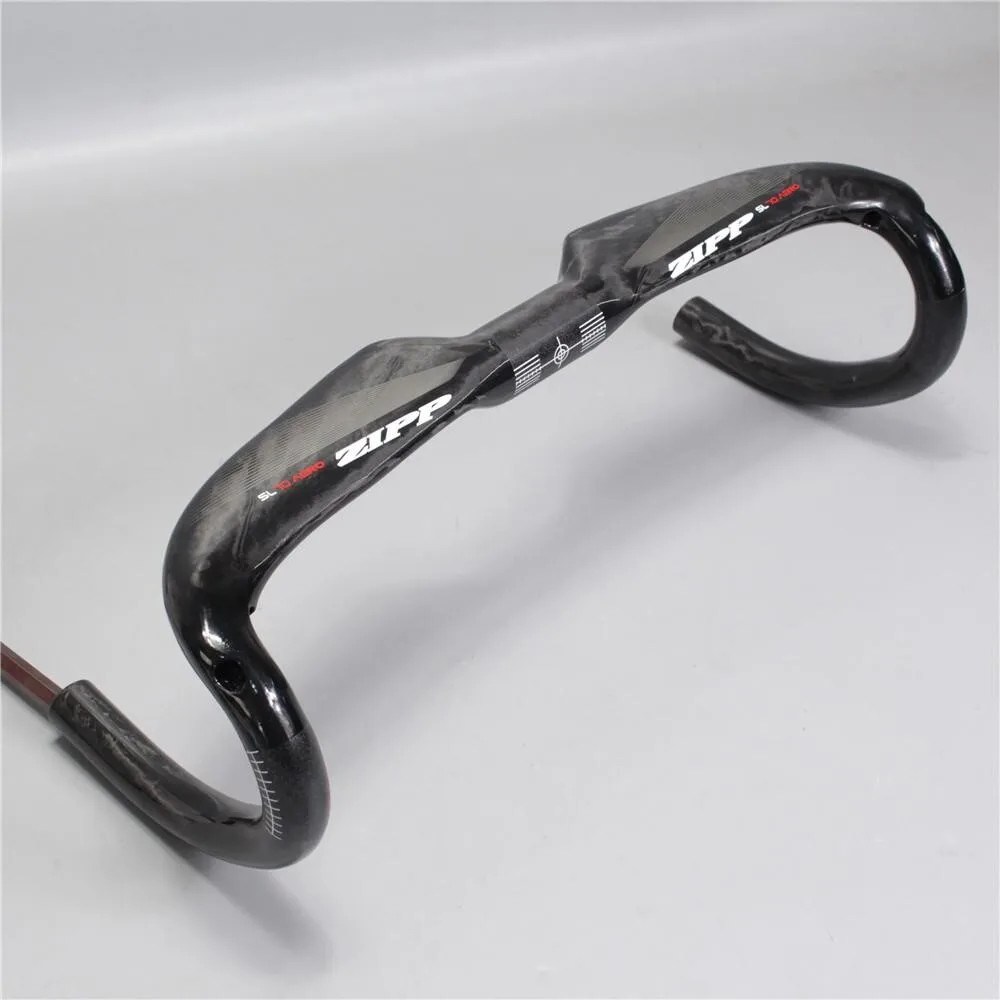 Carbon Drop Aero Bar Bent 400/420/440-31.8mm Super light Road Bicycle Handlebar