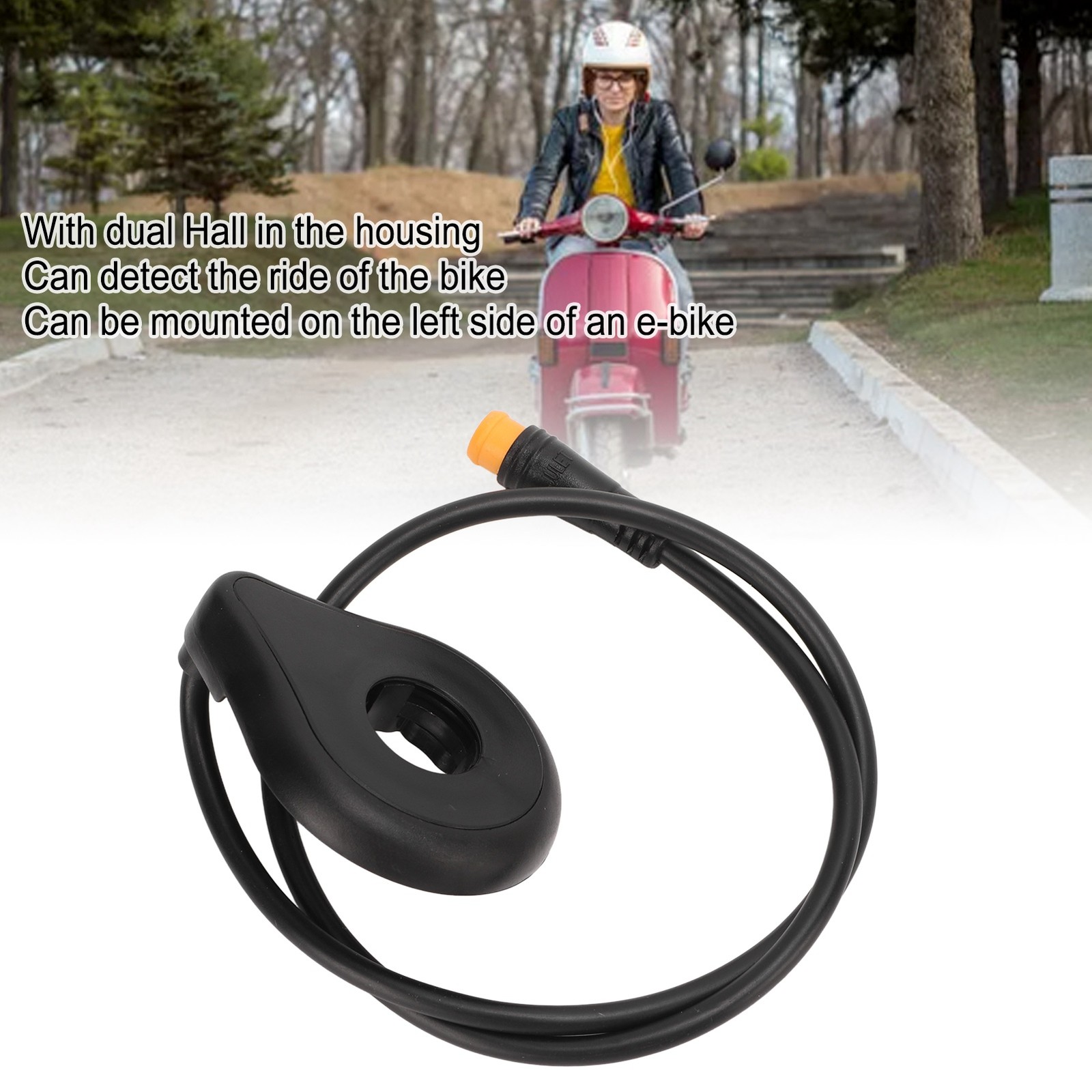 KD‑2PS‑L Electric Bike Assist Sensor 12 Magnets Double Hall Waterproof Design