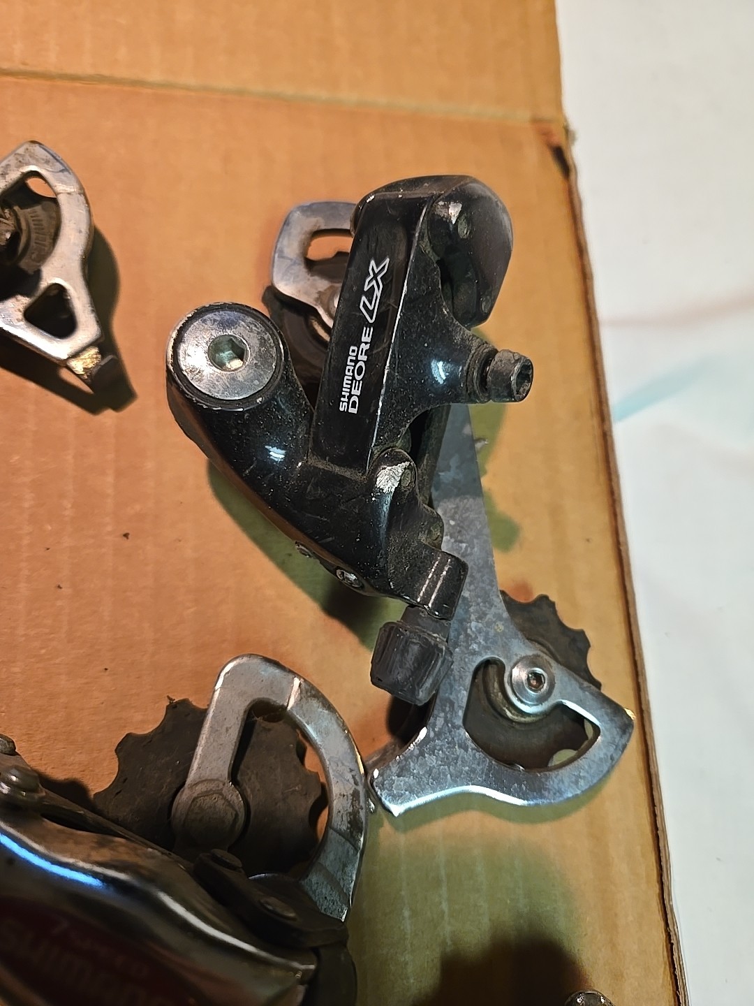 Lot Of 7 Various Rear Derailleurs For Parts Bike Bicycle