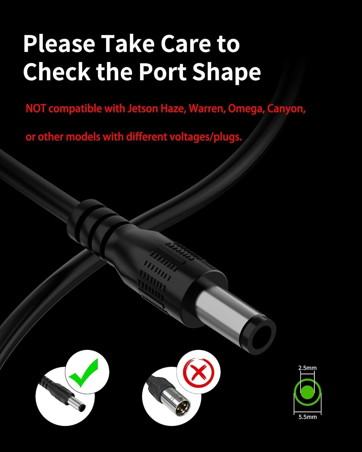 Jetson Bolt Pro Charger – 42V Replacement with , ,^