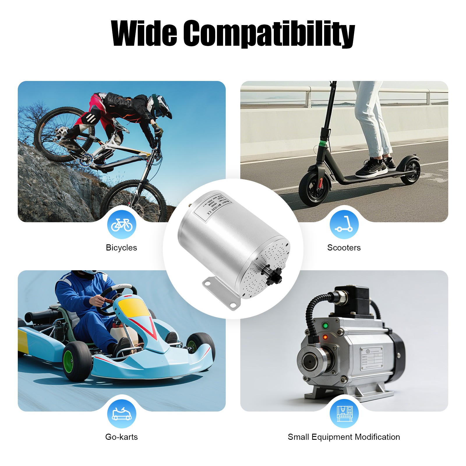 Electric Brushless Motor Kit 48V 2000W DC For E-bike Scooter Bicycle Conversion!