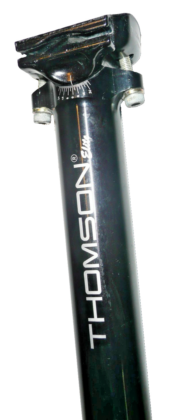 Thomson Elite SP-E131 Seatpost – 30.8 x 367 – Black – Zero Set Back – Nice!