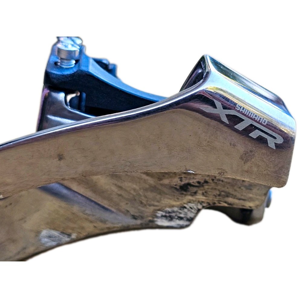 Shimano XTR FD-M960 Front Derailleur Clamp-On Dual Pull 9-Speed Triple 34.9